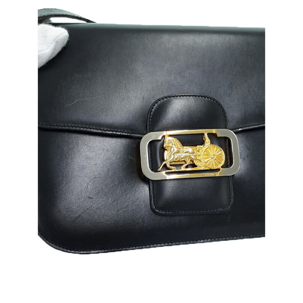 Celine Carriage Buckle Shoulder Bag - Picture 7 of 9